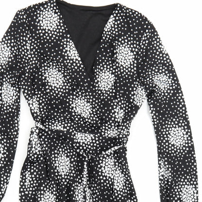 Wallis Womens Black   A-Line  Size 8