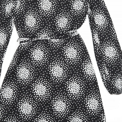 Wallis Womens Black   A-Line  Size 8