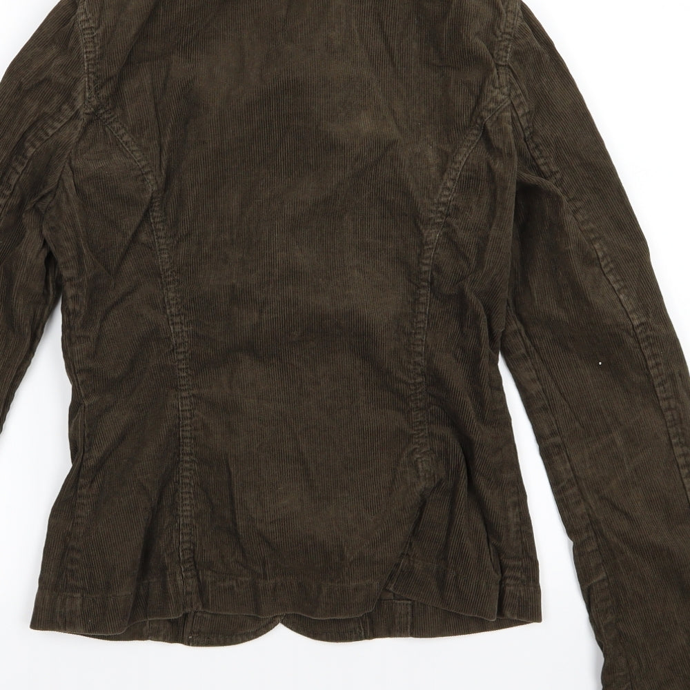 Divided by H&M Womens Brown  Corduroy Jacket  Size 6