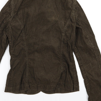 Divided by H&M Womens Brown  Corduroy Jacket  Size 6
