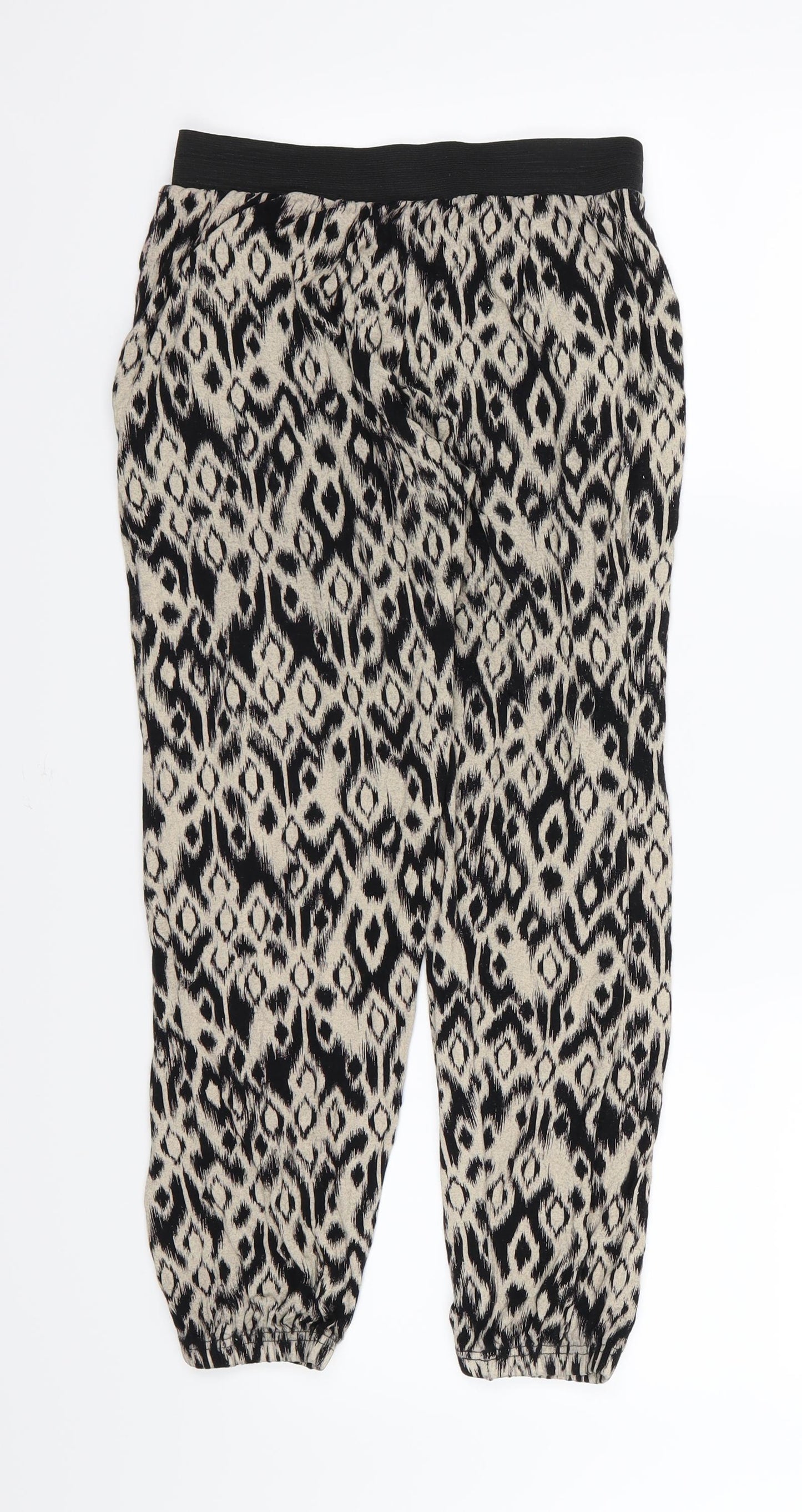 Apricot Womens Brown Animal Print  Harem Trousers Size S L24 in