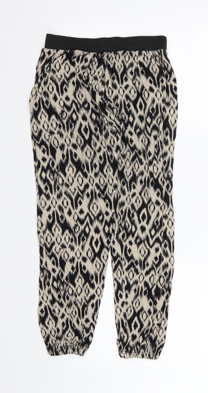 Apricot Womens Brown Animal Print  Harem Trousers Size S L24 in