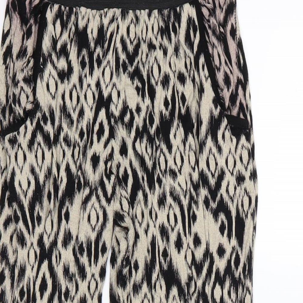 Apricot Womens Brown Animal Print  Harem Trousers Size S L24 in
