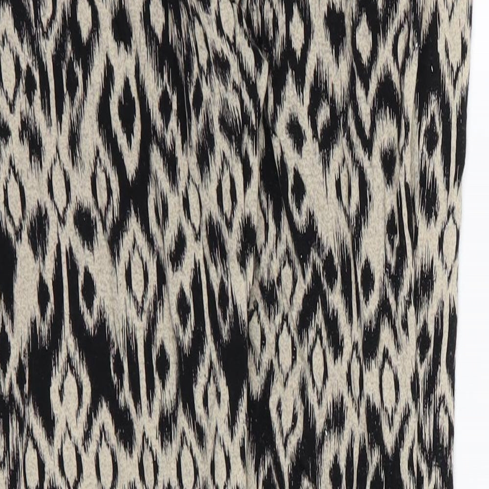 Apricot Womens Brown Animal Print  Harem Trousers Size S L24 in