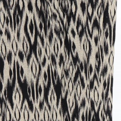 Apricot Womens Brown Animal Print  Harem Trousers Size S L24 in