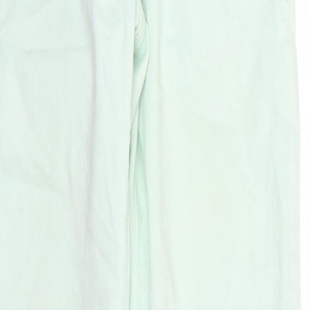 Bershka Womens Green  Denim Skinny Jeans Size 8 L29 in