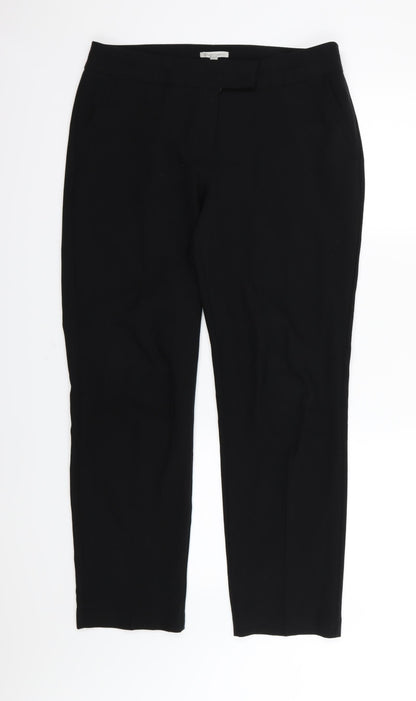 Target Womens Black  Rayon Trousers  Size 12 L28 in