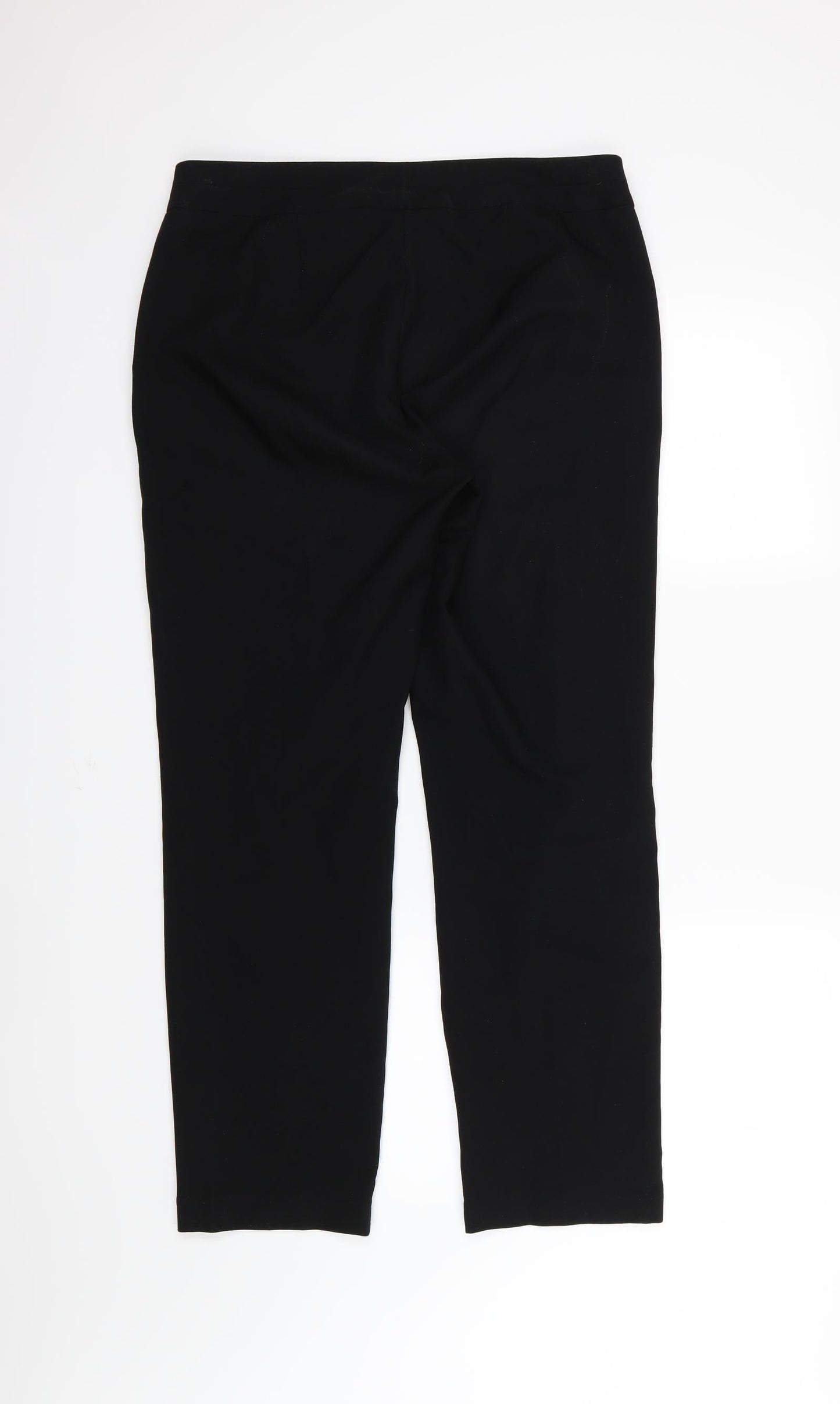 Target Womens Black  Rayon Trousers  Size 12 L28 in
