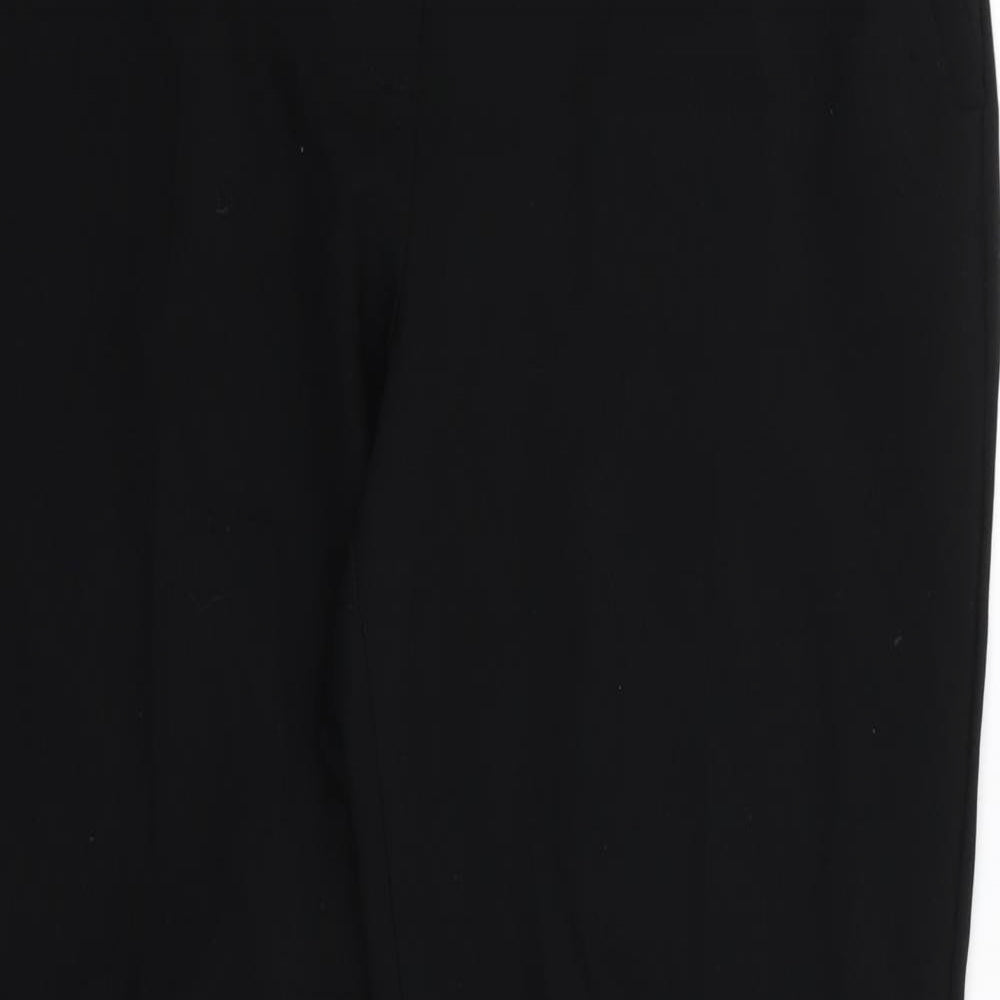 Target Womens Black  Rayon Trousers  Size 12 L28 in
