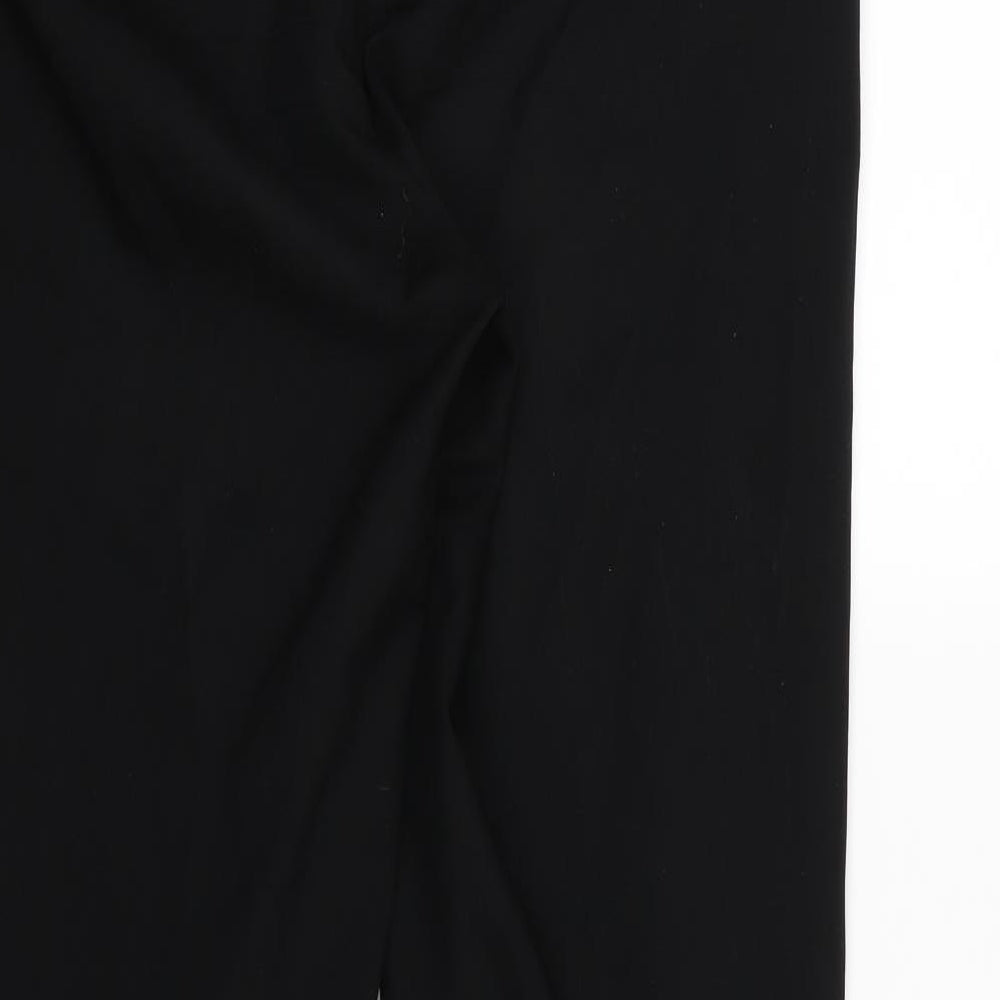 Target Womens Black  Rayon Trousers  Size 12 L28 in