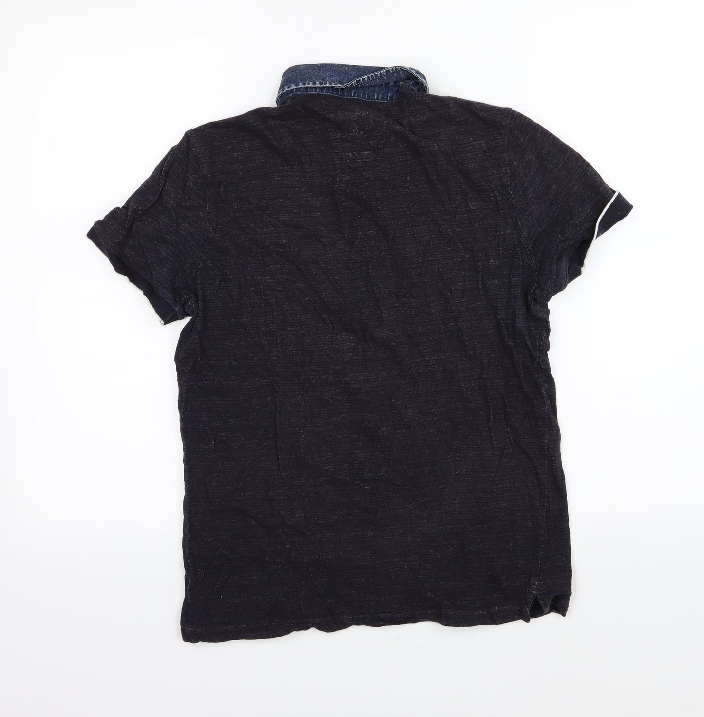 Mavi Mens Blue  Jersey  Polo Size M