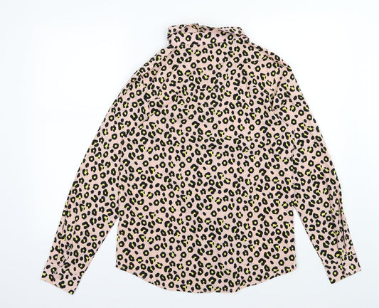 Womens UK Size S Brave Soul Pink Basic Blouse