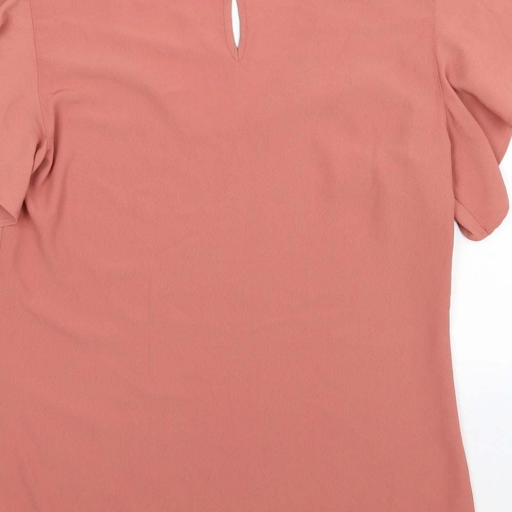 Womens UK Size 8 Preview Brown Basic Blouse