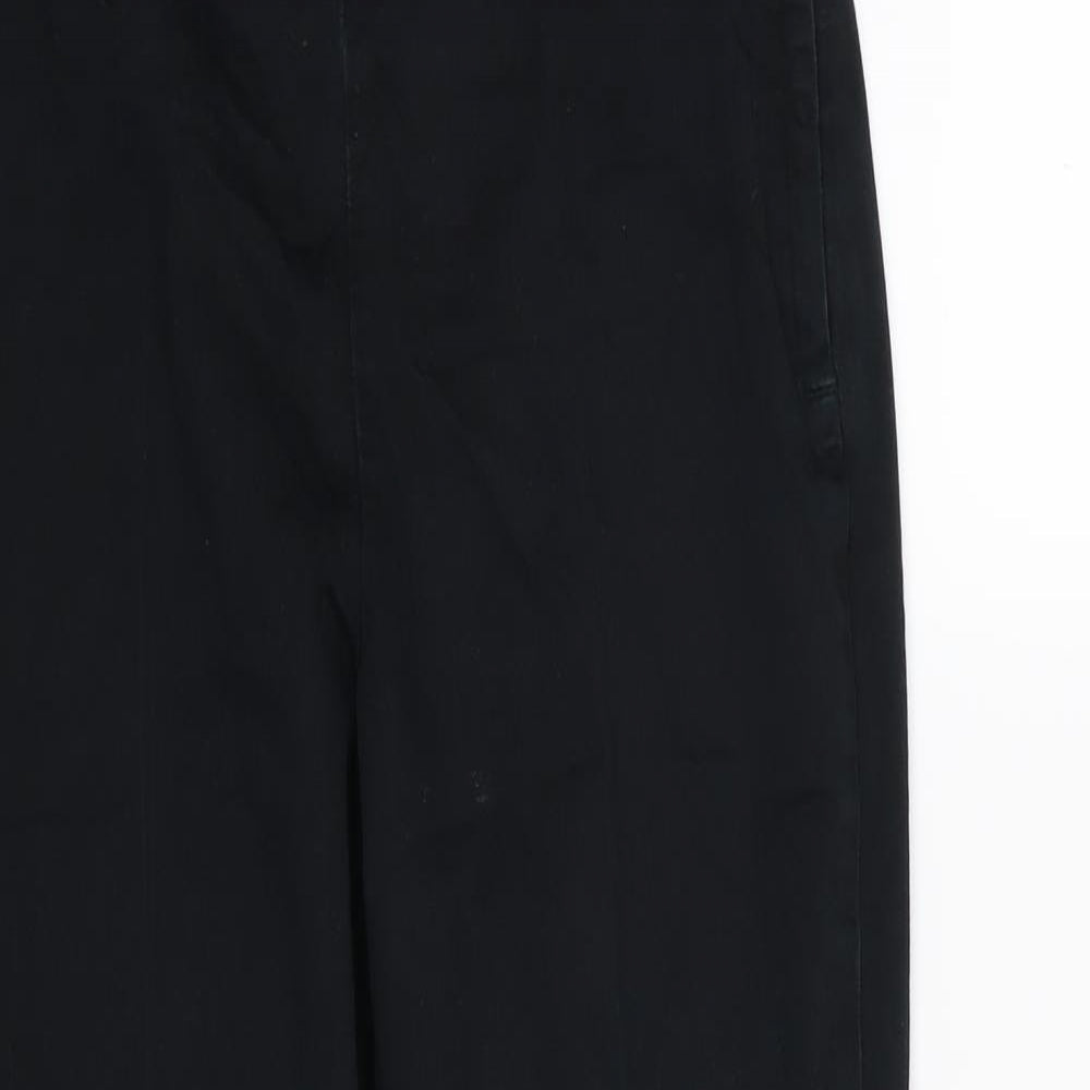Womens UK Size 10 H&M Regular Fit  Black Trousers