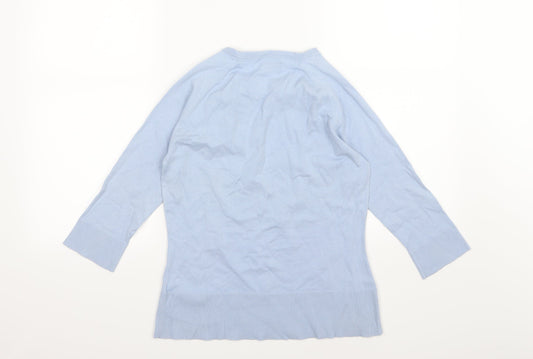 Monsoon Womens Blue  Knit Pullover Jumper Size 12