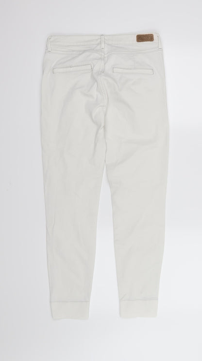 Mango Womens White  Denim Skinny Jeans Size 10 L26 in