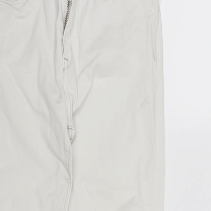 Mango Womens White  Denim Skinny Jeans Size 10 L26 in