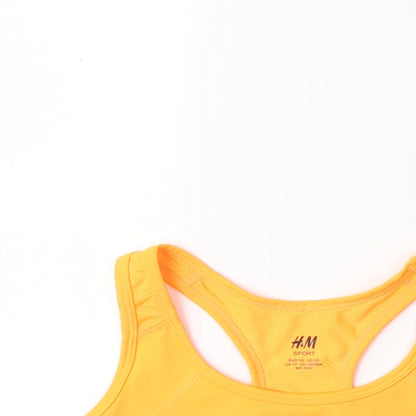 H&M Womens Orange   Basic Tank Size XS