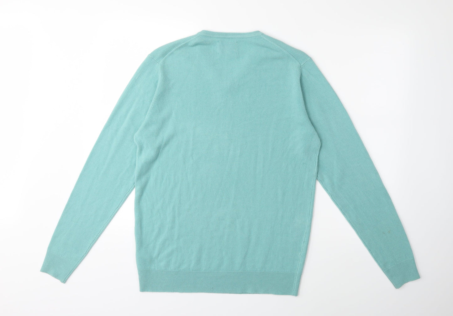 Morley Mens Green  Knit Pullover Jumper Size S