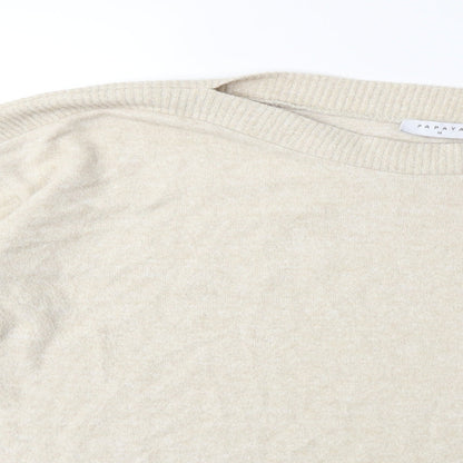 Papaya Womens Beige   Pullover Sweatshirt Size M