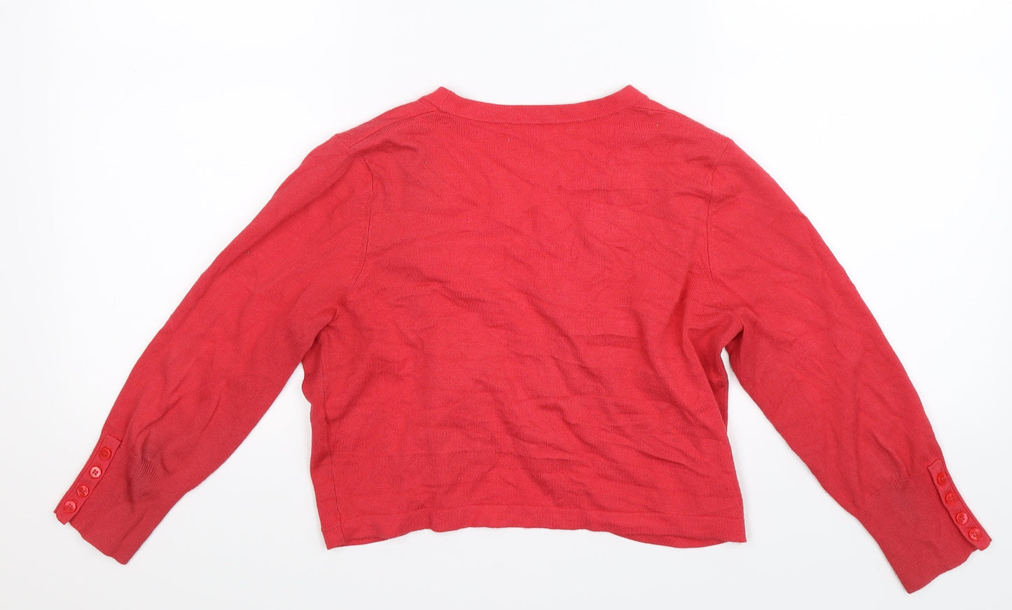 Debenhams Womens Pink  Knit Cardigan Jumper Size 10