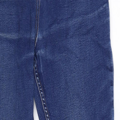 Womens UK Size 8 Papaya Extra-Slim Fit Skinny Blue Jeans