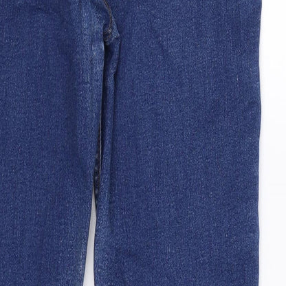 Womens UK Size 8 Papaya Extra-Slim Fit Skinny Blue Jeans