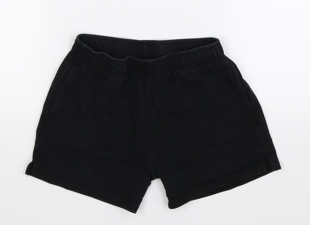 Next Boys Black   Sweat Shorts Size 8 Years