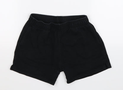 Next Boys Black   Sweat Shorts Size 8 Years