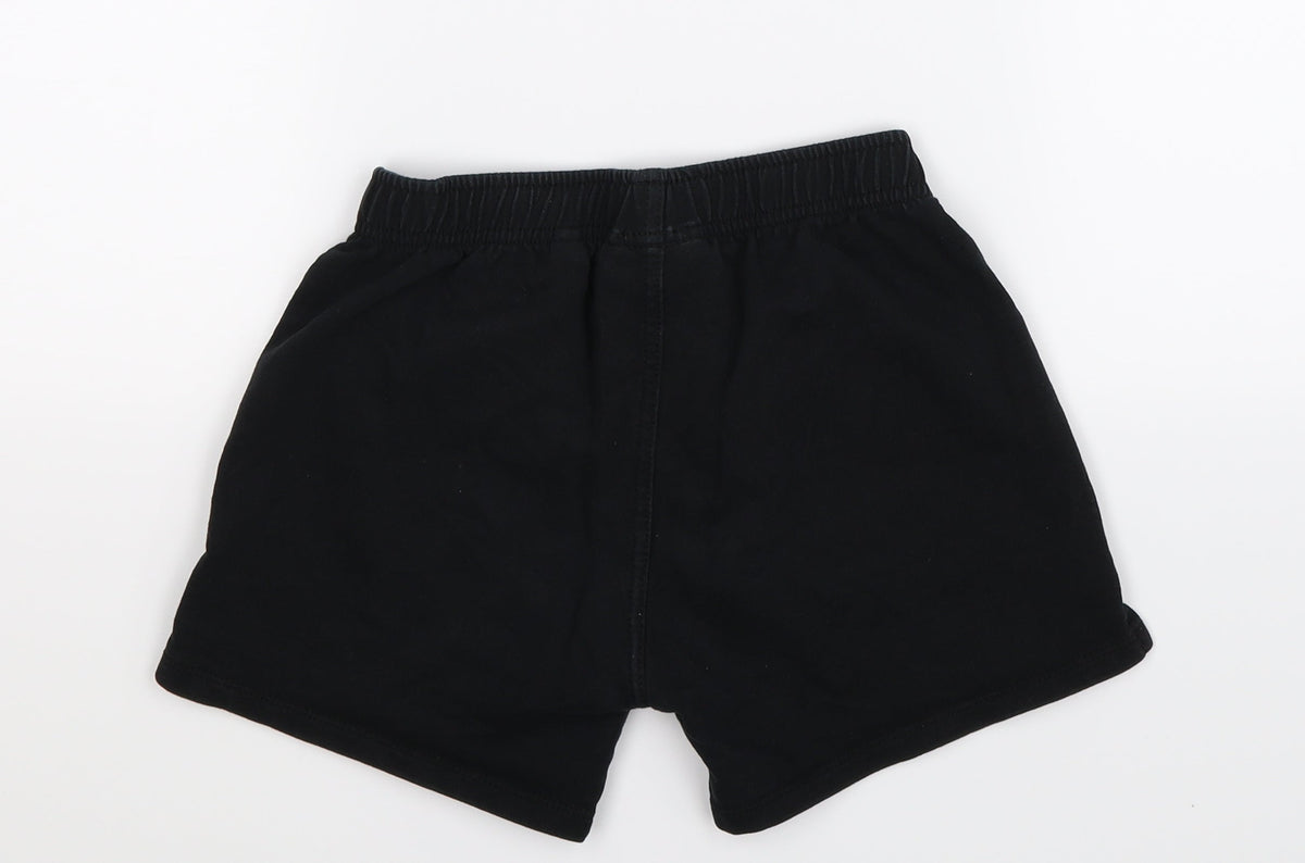 Next Boys Black   Sweat Shorts Size 8 Years