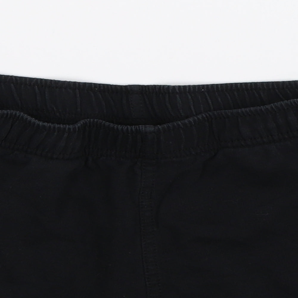 Next Boys Black   Sweat Shorts Size 8 Years