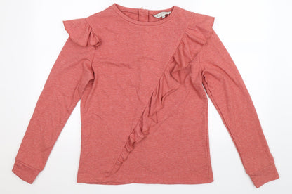 Nutmeg Womens Beige   Pullover Sweatshirt Size 12