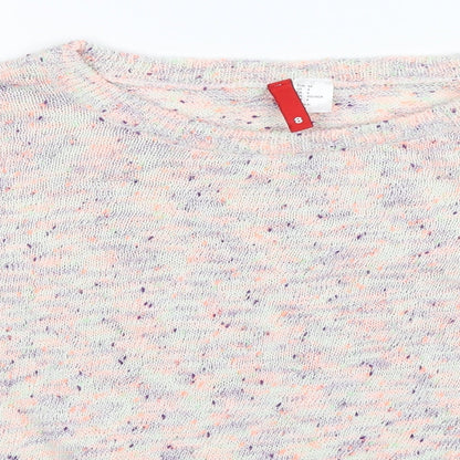 Divided Womens Multicoloured  Knit Pullover Jumper Size 8