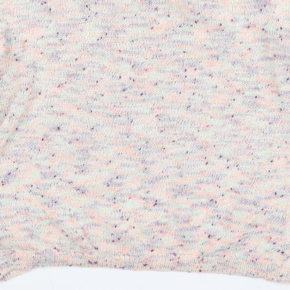 Divided Womens Multicoloured  Knit Pullover Jumper Size 8