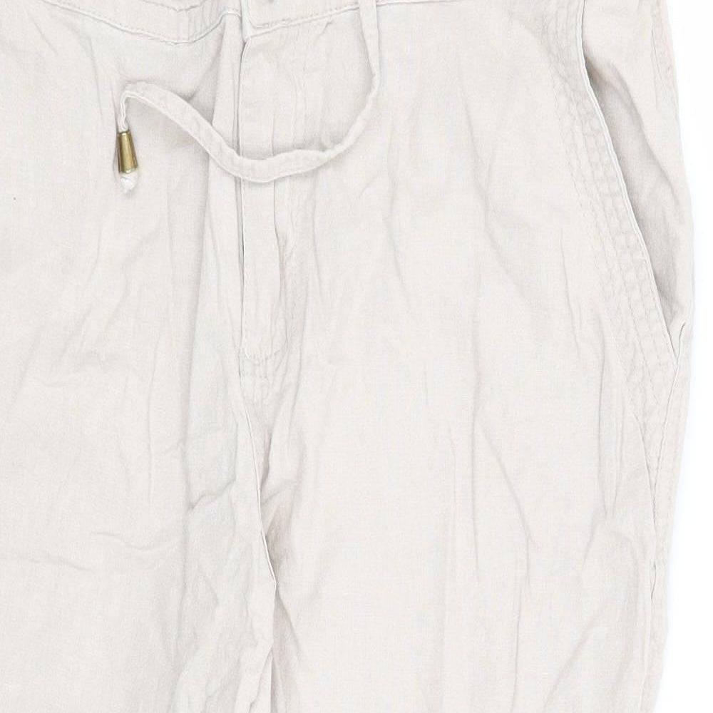 Womens UK Size 12 Atmosphere Regular Fit  Beige Trousers