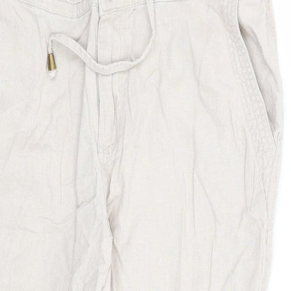 Womens UK Size 12 Atmosphere Regular Fit  Beige Trousers
