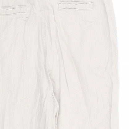 Womens UK Size 12 Atmosphere Regular Fit  Beige Trousers