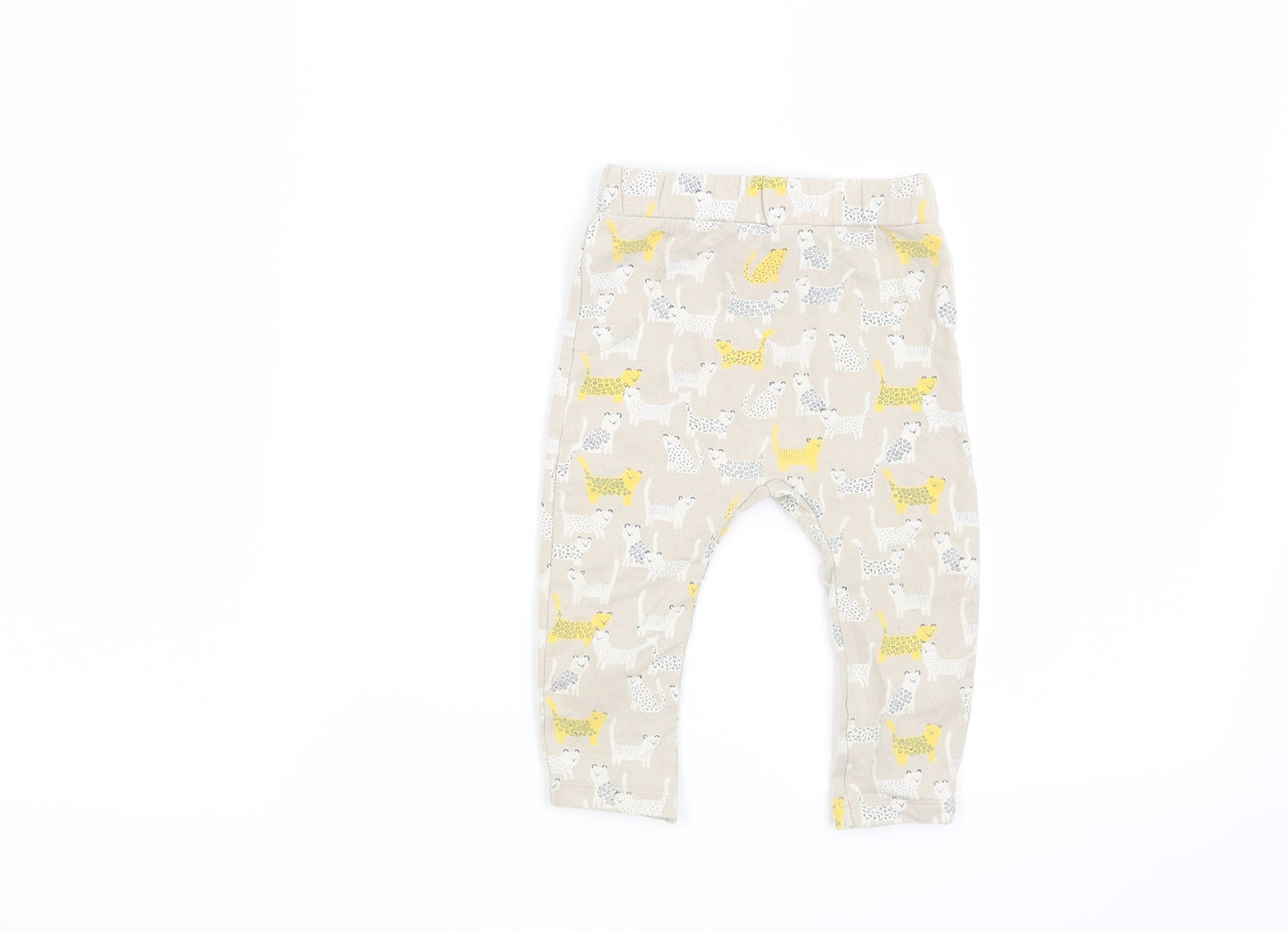 Mini Club Baby Beige   Capri Leggings Size 6-9 Months  - Leopard