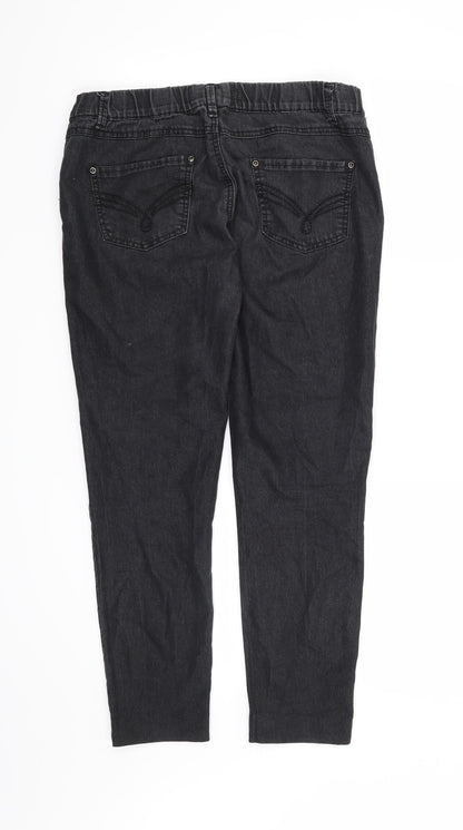 Denim CO Womens Black   Jegging Jeans Size 12 L26 in