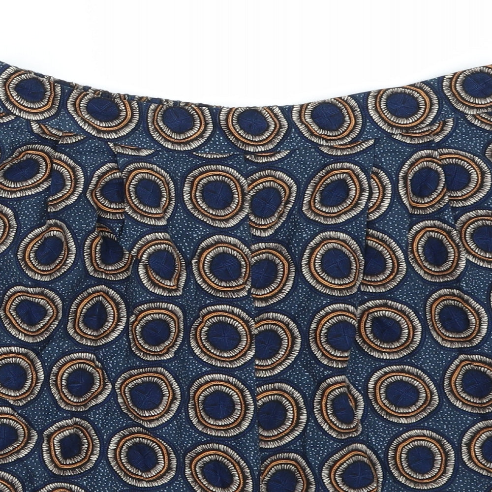 H&M Womens Blue   Paperbag Shorts Size 8