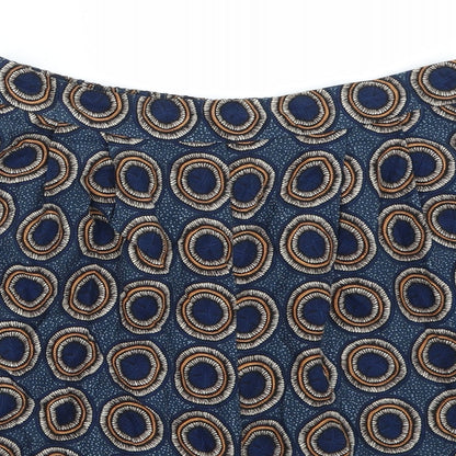 H&M Womens Blue   Paperbag Shorts Size 8