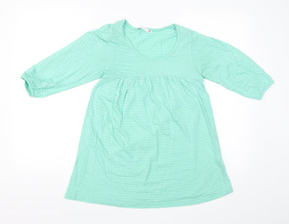 Womens UK Size 10 EA Green Basic T-Shirt
