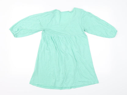 Womens UK Size 10 EA Green Basic T-Shirt