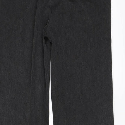 Womens UK Size 10 Marks and Spencer Regular Fit  Grey Trousers