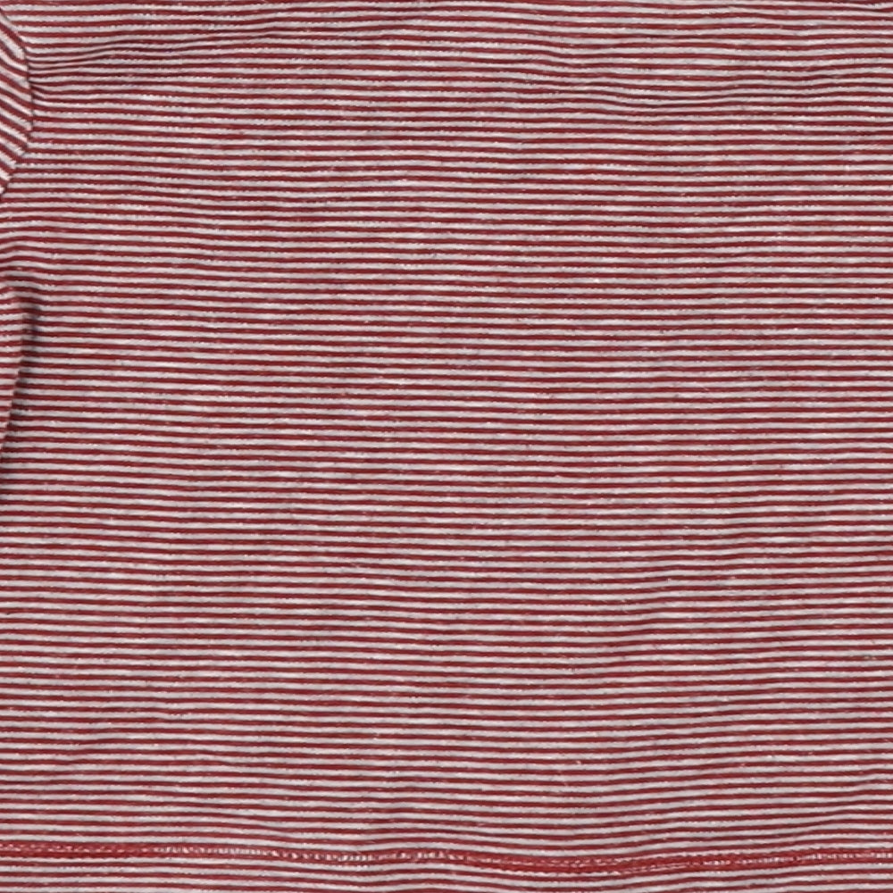 Gap Boys Red Striped  Basic T-Shirt Size 9-12 Months