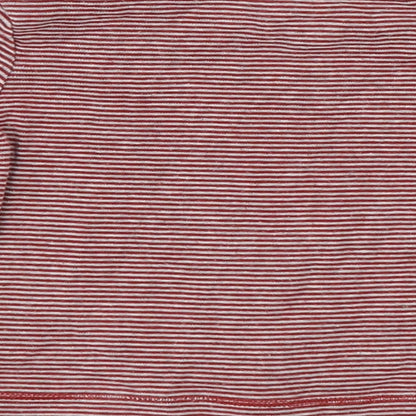 Gap Boys Red Striped  Basic T-Shirt Size 9-12 Months