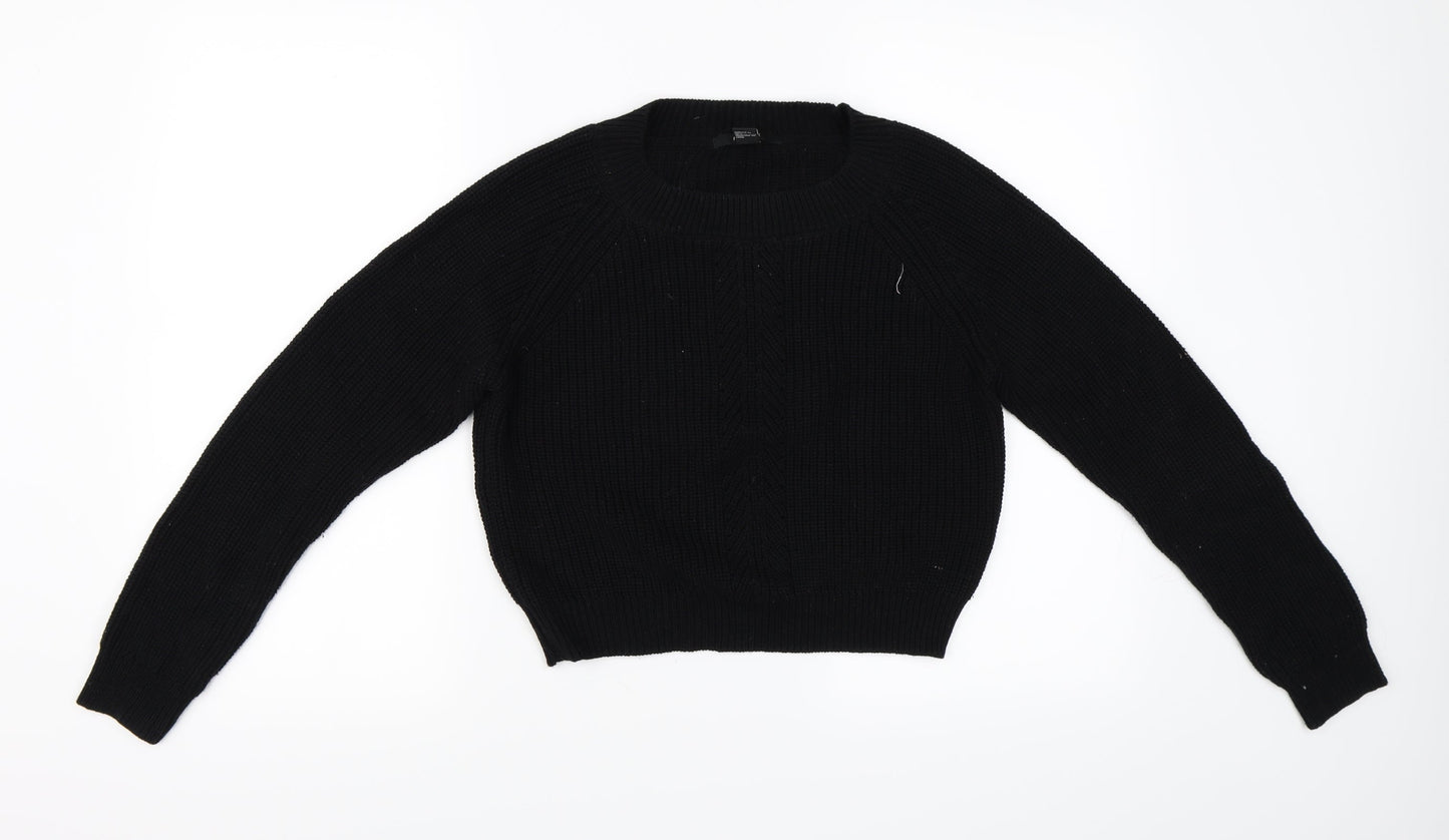 FOREVER 21 Womens Black   Pullover Jumper Size S