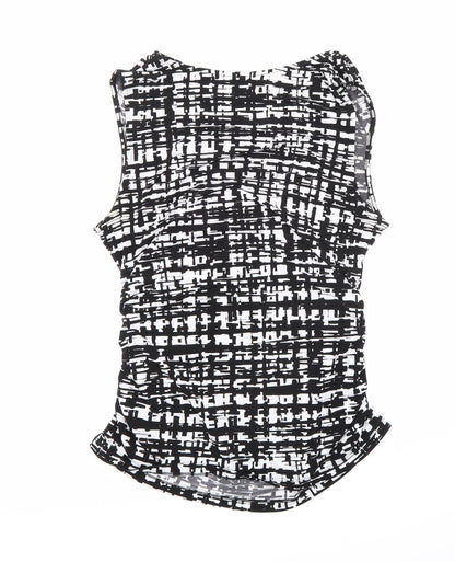 Womens UK Size L Tahari Black Basic Tank