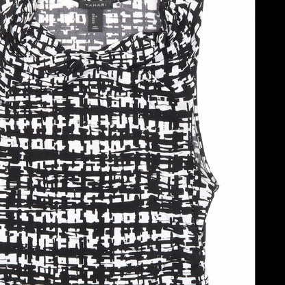 Womens UK Size L Tahari Black Basic Tank