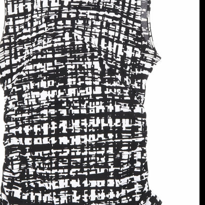 Womens UK Size L Tahari Black Basic Tank